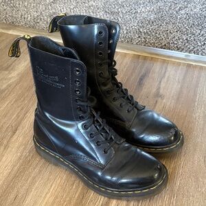 Dr. Martens Black Lace-Up Boots